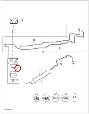 SAIC MAXUS G10 G20 V80 V90 T60 T90 D90 Élément de filtre à carburant avec équipement OEM NO c00112937