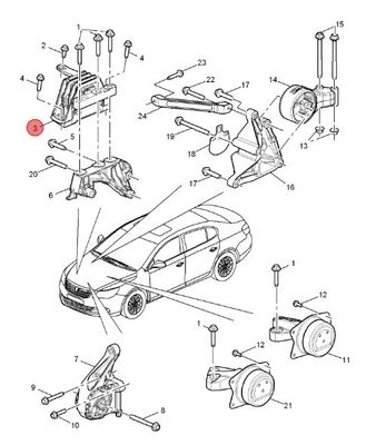 ROEWE SAIC 2.5 moteur moteur pièces détachées bras droit moteur pour Rw 950 22744337 meilleur