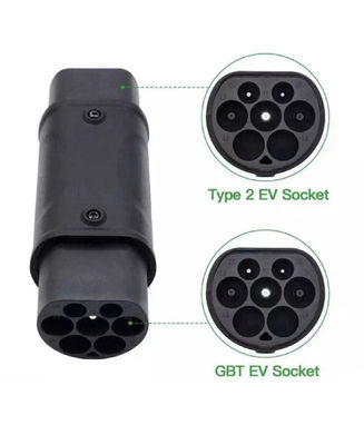 90% EV Type1 Type2 Adaptateur 32A 1Phase 3 Phase Schuko pour la recharge des voitures électriques