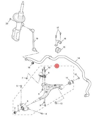 Armure de commande inférieure avant gauche pour MG GS/HS et Roewe RX5 10181066 Pièces de suspension métalliques