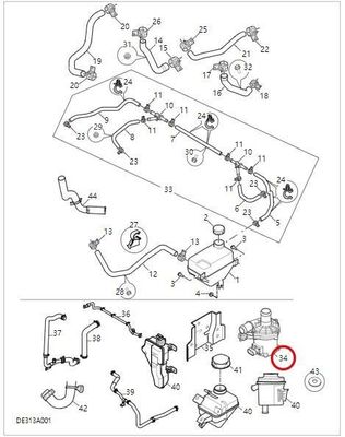 Pompes à eau électriques métalliques d'origine pour Maxus G10 T60/T70 T90 G20 D90 2020- C00100232