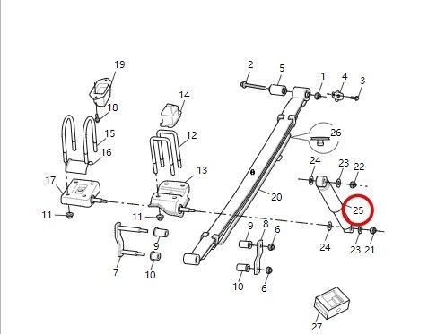 2019- Maxus T60/T70/T90 Suspension en acier absorbant les chocs arrière de voiture C00061454 C00303638